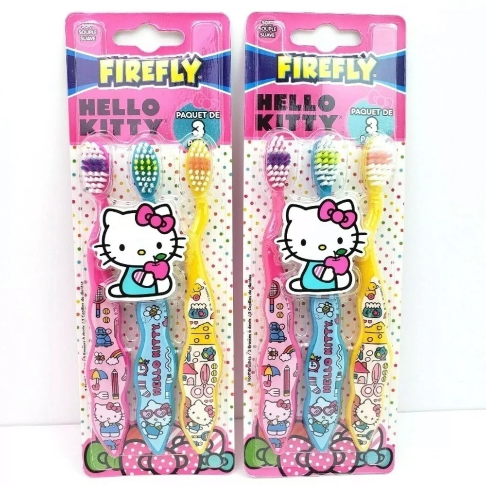 🆕 Firefly Hello Kitty Kid’s Toothbrushes